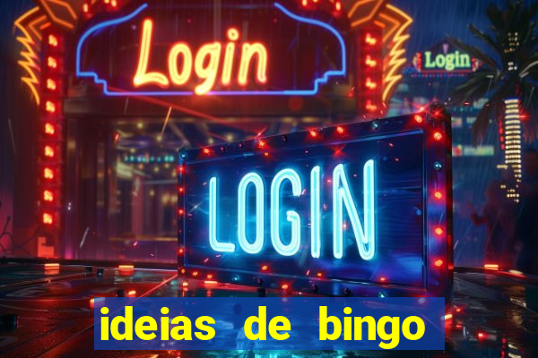 ideias de bingo para o natal